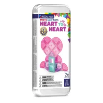 Klocki Magnetyczne microMAGS Heart to Heart Travel 26 element�w