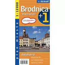 Plan miasta - Brodnica/Inowrocaw 1:12 000 DEMART