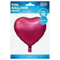 Godan Balon foliowy Serce r�owe matowe 45cm