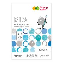 Happy Color Blok techniczny A4 Big biały 60 kartek
