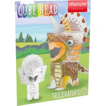 Dino Triceratops Cube Head MCH000110