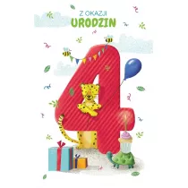 AbCard Kartka okolicznociowa Urodziny 4 C04