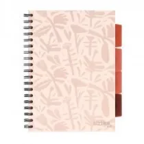 Koozeszyt Pads B5/100K kratka Floral beowy
