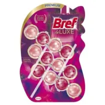 Bref WC DeLuxe Zawieszka myj�co-zapachowa do muszli WC delikatna magnolia 3 szt.