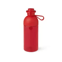 Przezroczysta butelka LEGO Czerwona 500 ml