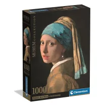 Puzzle 1000 el. Museum Vermeer: Girl With A Pearl Earr Clementoni
