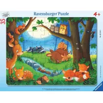 Puzzle ramkowe 35 el. Dobranoc Ravensburger