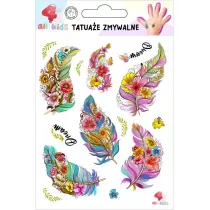 Tatuae zmywalne dla dzieci Pira i kwiaty All4Kids
