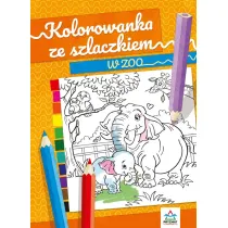 Kolorowanka ze szlaczkiem W ZOO