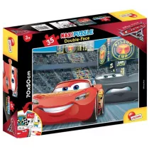 Puzzle dwustronne maxi 35 el. Auta 3 GO! GO! GO! Lisciani