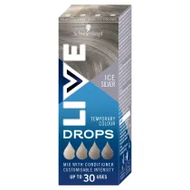 Schwarzkopf Live Drops zmywalna farba do wosw Icy Silver 30 ml