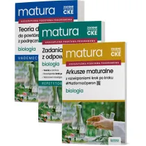 Pakiet Matura 2026. Biologia. Zakres rozszerzony: Teoria do matury. Vademecum, Zadania maturalne z odpowiedziami. Repetytorium, Arkusze maturalne z rozwi�zaniami krok po kroku