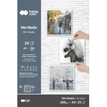 Blok Mix Media Art A5/25K 200g Happy Color