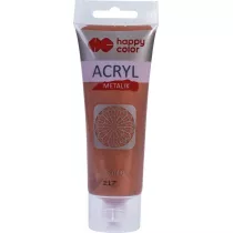 Happy Color Farba akrylowa metalik 75ml mied klasyczna