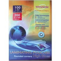 Titanum Folia do laminacji A4 100 mic 100 szt.