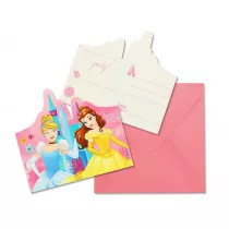 Procos Zaproszenia z kopertami Princess Live Stoty 6 szt.