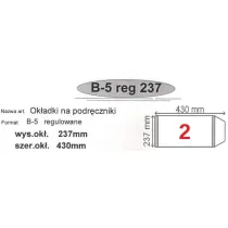 Narnia Ok�adka na podr�cznik B5 regulowana 50 szt.