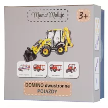 Domino dwustronne Pojazdy Mama Maluje
