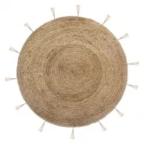 Okrgy dywan jutowy Cosy 80 cm