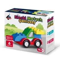 Klocki ma�ych geniuszy Autko 6 element�w