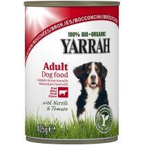 Yarrah Karma z wołowiną, pokrzywą i pomidorem 405 g Bio