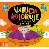 Maluch koloruje i wiczy pami
