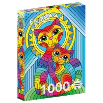 Puzzle 1000 el. Kot i kotek Enjoy