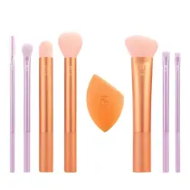 Real Techniques Zestaw Level Up Brush and Sponge zestaw p�dzli do makija�u 7szt.+ g�bka do makija�u