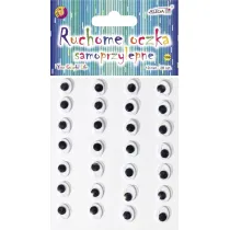Aliga Ruchome oczka samoprzylepne 10mm 28 szt
