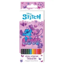 Beniamin Kredki o��wkowe tr�jk�tne Stitch Pink 12 kolor�w
