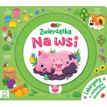 Zwierztka na wsi. Labirynty z ruchomymi elemen.