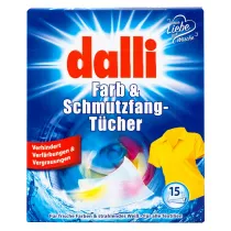 Dalli Chusteczki do prania wyapujce kolory i brud 15 szt.