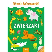 Zwierzaki. Kolorowanka A4. Wesoe kolorowanki