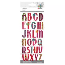 Titanum Naklejki wypuk�e mi�kkie alfabet