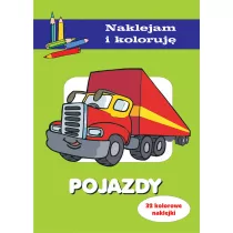 Pojazdy. Naklejam i koloruj�