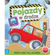Maluch bawi si i przykleja. Pojazdy w drodze