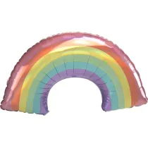 Balon foliowy Holo pastel rainbow