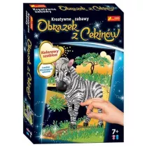 Ranok-Creative Obrazek z Cekinw. Zebra