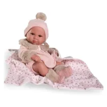 Lalka Luca z kocykiem 42cm Antonio Juan