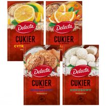 Delecta Cukier - mix smaków Zestaw 4 x 15 g