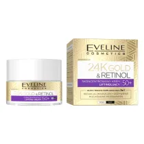 Eveline Cosmetics Cosmetics 24K Gold & Retinol skoncentrowany krem do twarzy 50+ 50 ml
