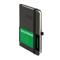 Kalendarz 2026 Memofix A6 TDW czarny Antra