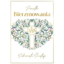 Karnet A5 z koperta z�ocony krzy� Pattern Bierzmowanie HENRY 488117