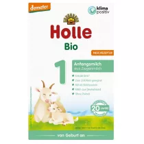 Holle Mleko pocztkowe kozie 1 dla niemowlt od urodzenia 400 g Bio