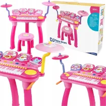 Maksik Zestaw perkusja i organki z mikrofonem