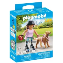 Playmobil My Life Skaterka z retriverem 71739