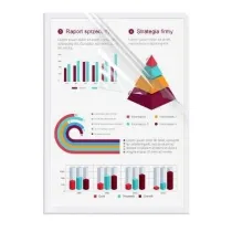 Ofert�wka A4 PVC L twarda przezroczysta 0,15mic op25szt BIURFOL OF-23