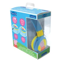 Sk�adane s�uchawki �winka Peppa 2 w 1 Bluetooth i przewodowe z zabezpieczeniem g�o�no�ci dla dzieci HPBT010PP