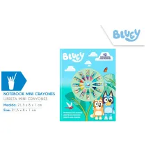 Bluey - zestaw do kolorowania + 12 mini kredek