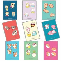 Zeszyt A5/32K kratka 80g (9 szt) NARCISSUS